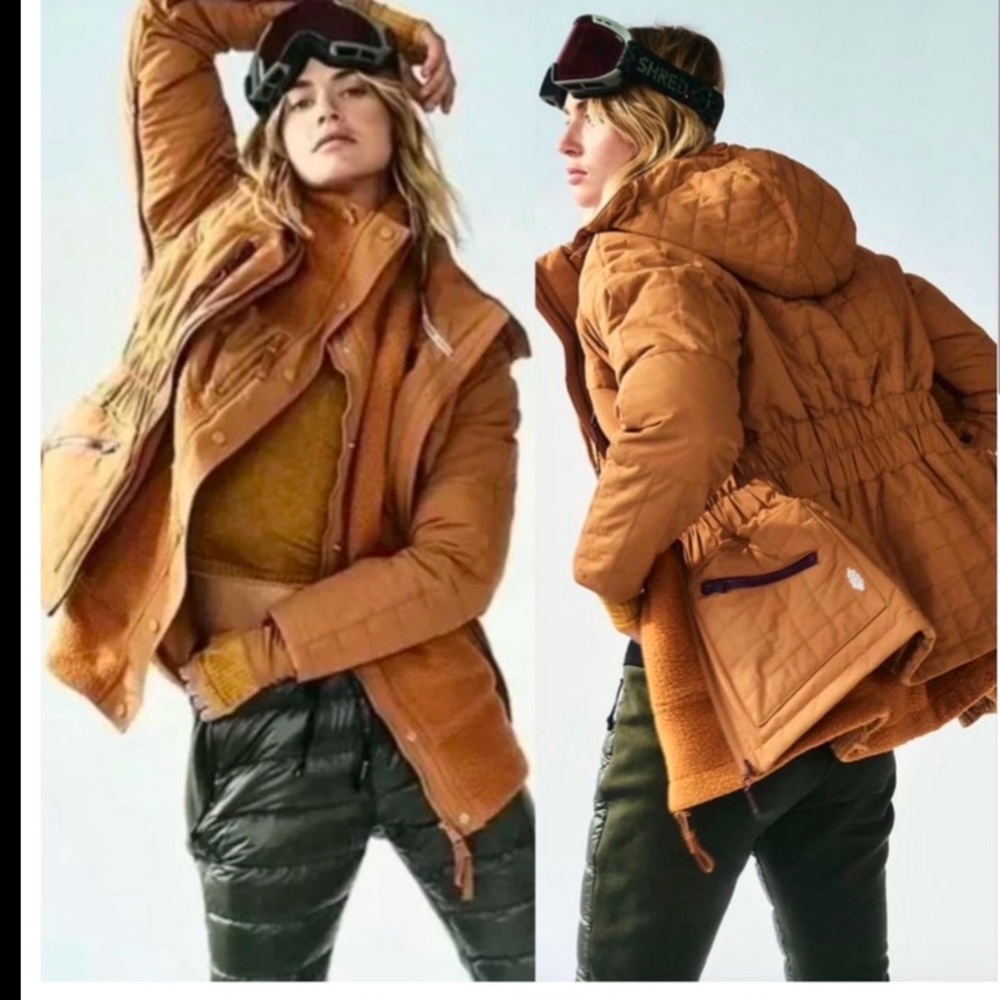 FP Movement by Free People Orange Ski & Snow Jacket